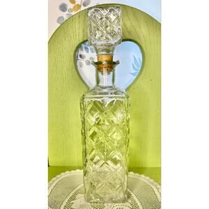 Diamond Glass Decanter